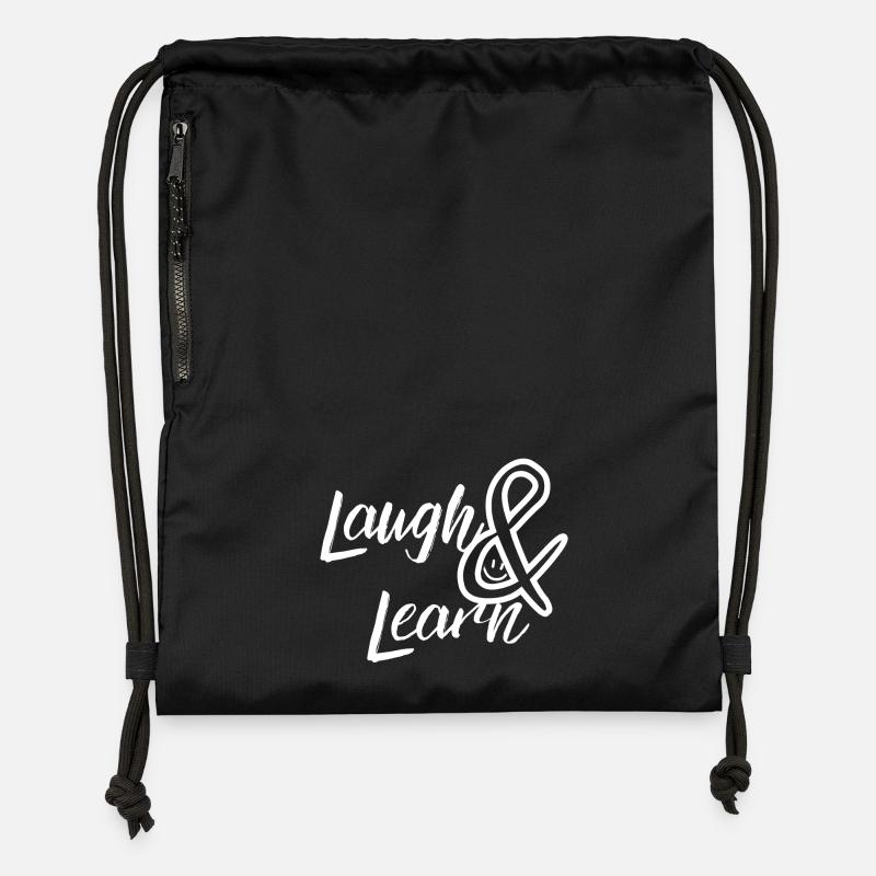 Laugh and Learn - Gymsac made from recycled material - black