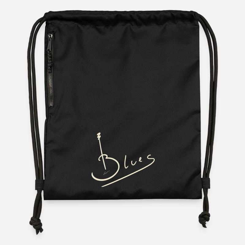 Blues guitar - Gymsac made from recycled material - black