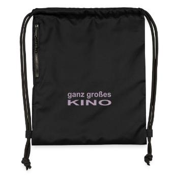 Ganz großes Kino - Turnbeutel aus Recycling-Material - Schwarz - Vorne