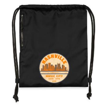 Nashville USA - Gymsac made from recycled material - black - Front