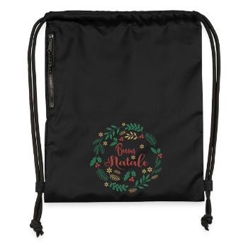 Merry Christmas T-Shirt Merry Christmas T-Shirt - Gymsac made from recycled material - black - Front
