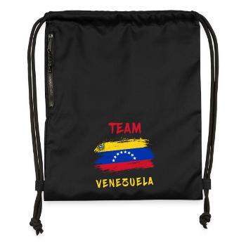 Team Venezuela - Gymsac made from recycled material - black - Front