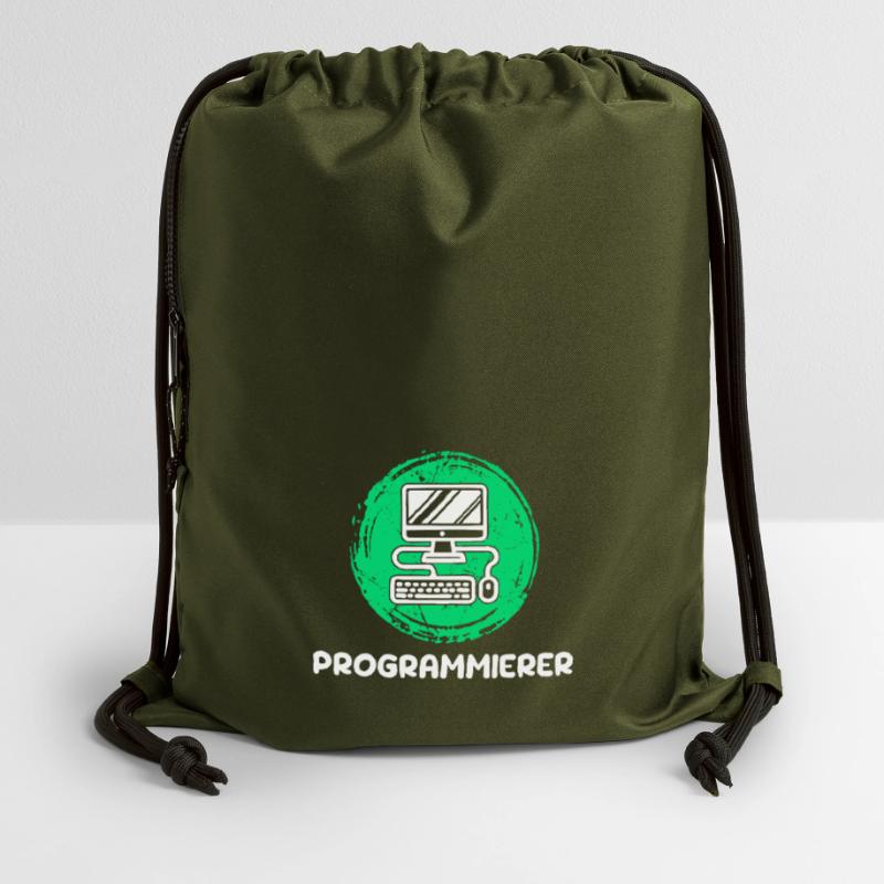 Computerfreak Skripting Developer Programmierer Turnbeutel aus Recycling-Material