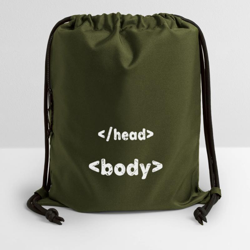 Code Programmierer Developer Skripting Informatik Turnbeutel aus Recycling-Material