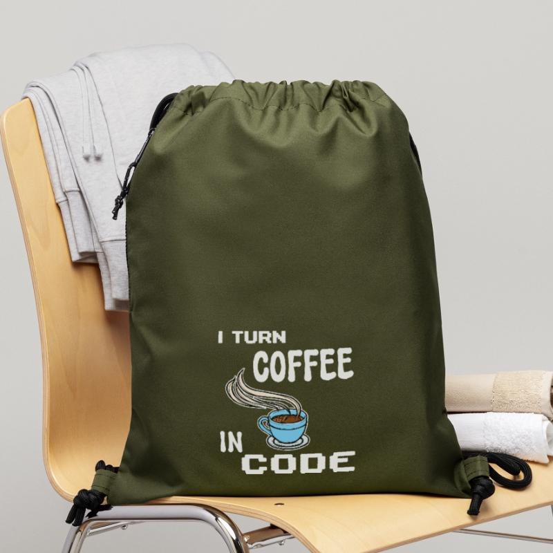 Developer Computergeek Statement Programmer Gymsac made from recycled material