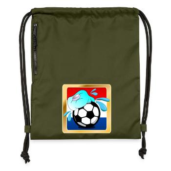 HOLLAND - FOOTBALL HOT SUMMER NETHERLANDS - Gymsac made from recycled material - military green - Front