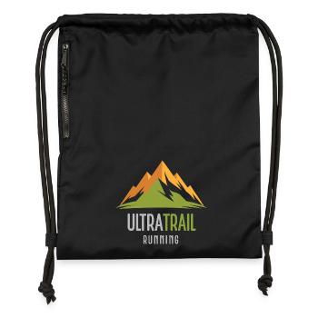 Ultra Trail Running - Sac à cordon en polyester recyclé - noir - Devant