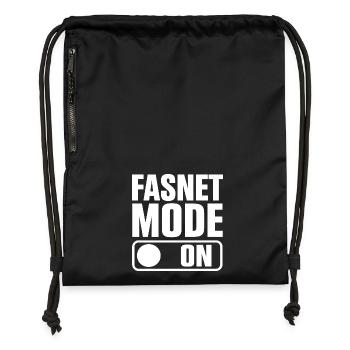 Fasnet Mode On - Turnbeutel aus Recycling-Material - military Green - Vorne