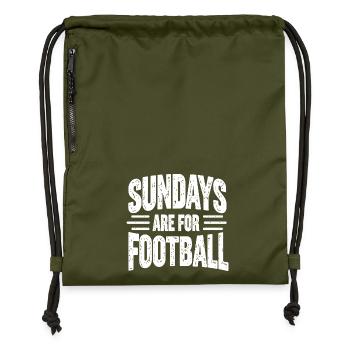 Sundays Are for Football American Football - Turnbeutel aus Recycling-Material - military Green - Vorne