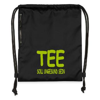 Tea - Gymsac made from recycled material - black - Front