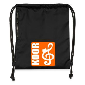 CHOIR Domestic cats - Gymsac made from recycled material - black - Front