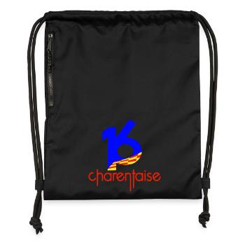 Departement 16 Charentaise - Turnbeutel aus Recycling-Material - Schwarz - Vorne