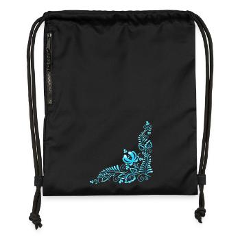 Ornament - Gymsac made from recycled material - black - Front