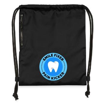 Dental Professional Life Clinical Practice  - Gymsac made from recycled material - black - Front