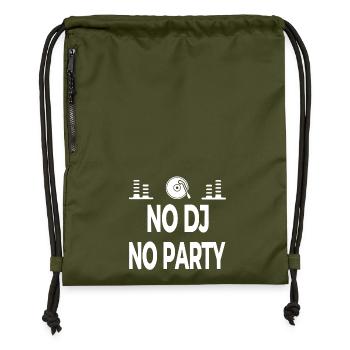 Parti - Sac à cordon en polyester recyclé - military green - Devant