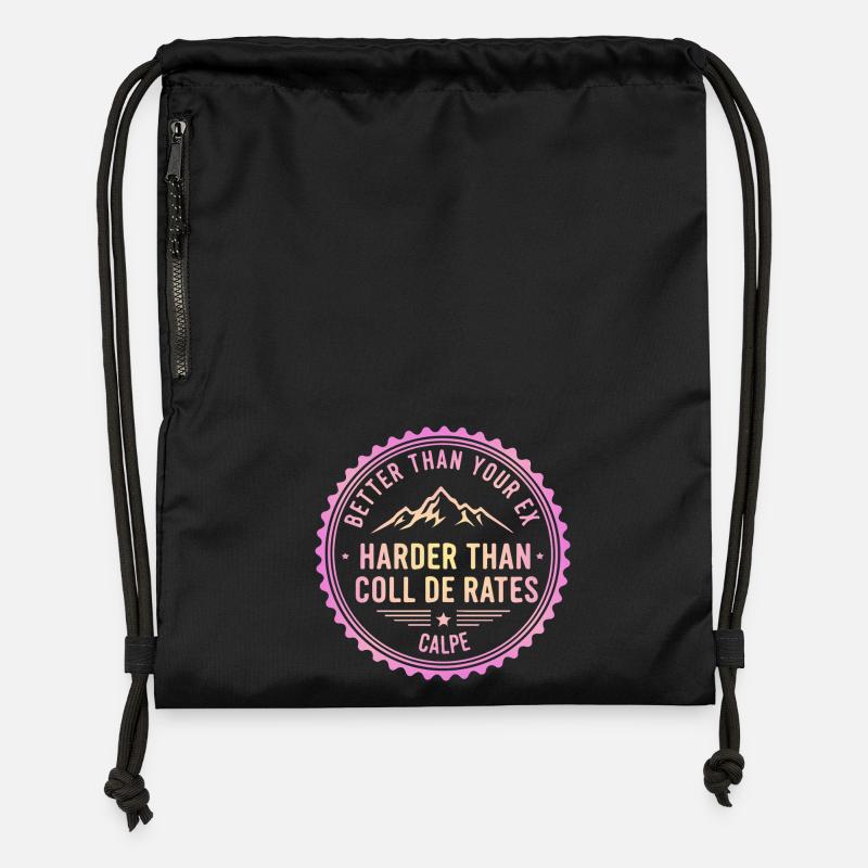 Calpe Coll De Rates Better Then Your Ex - Gymsac made from recycled material - black