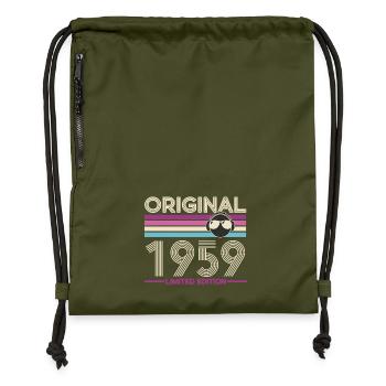 Original 1959 Édition Limitée Retro - Sac à cordon en polyester recyclé - military green - Devant