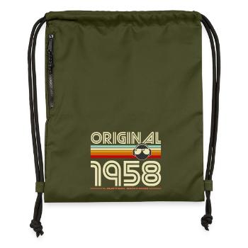Original 1958 Edition Retro - Gymsac made from recycled material - military green - Front