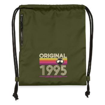 Original 1995 Limited Edition Retro - Turnbeutel aus Recycling-Material - military Green - Vorne