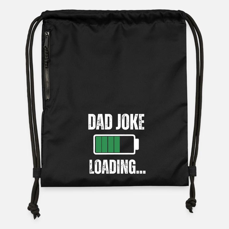 blague de papa - Sac à cordon en polyester recyclé - noir