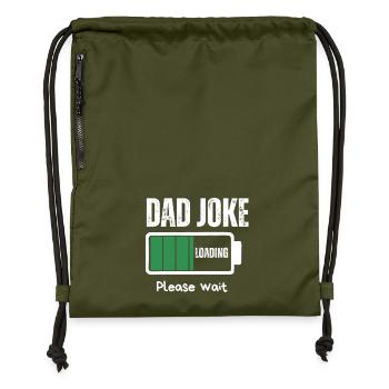 BLAGUE DE PAPA - Sac à cordon en polyester recyclé - military green - Devant