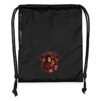 We can roll it! - Druid - Gymsac made from recycled material - black - Front
