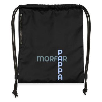Papa du bébé Grand-père - Sac à cordon en polyester recyclé - noir - Devant