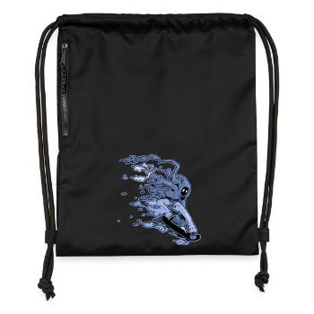 Cloud Skater in Melon Grab - Gymsac made from recycled material - black - Front