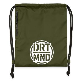DRTMND, T-shirt de la région Ruhr Dortmund Street Art - Sac à cordon en polyester recyclé - military green - Devant