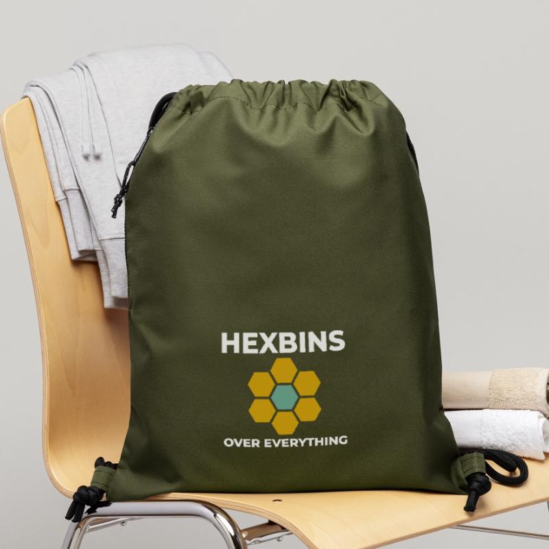 Hexbins Data Visualization GIS Mapping Spatial Gymsac made from recycled material