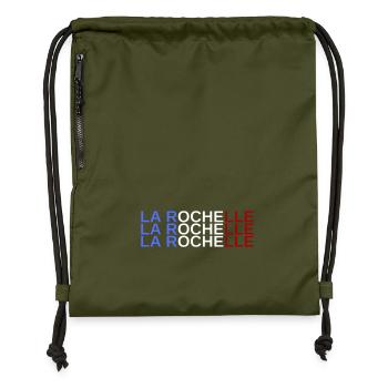 LA ROCHELLE FRANCE - Sac à cordon en polyester recyclé - military green - Devant