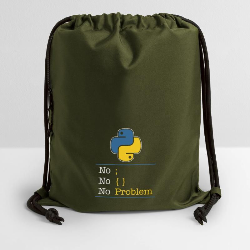 Python no problem Turnbeutel aus Recycling-Material