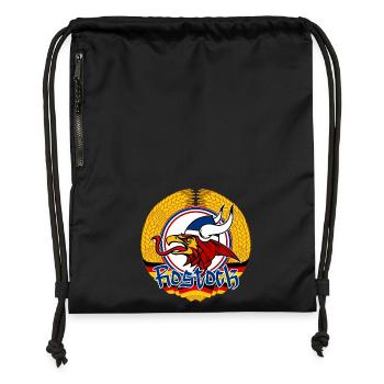 Rostock Rostocker DDR Ährenkranz - Gymsac made from recycled material - black - Front