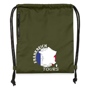 Tours - Turnbeutel aus Recycling-Material - military Green - Vorne