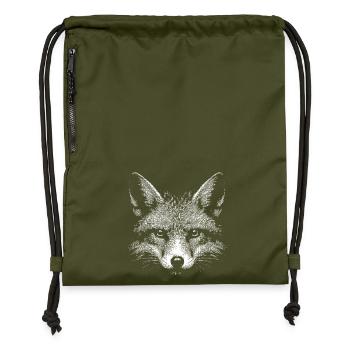 Rotfuchs - Turnbeutel aus Recycling-Material - military Green - Vorne