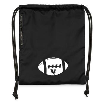 Rugby - Sac à cordon en polyester recyclé - noir - Devant