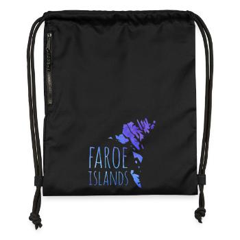 faroe - Gymsac made from recycled material - black - Front