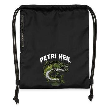 Chemise Petri Heil Angler - Sac à cordon en polyester recyclé - military green - Devant