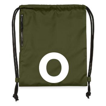 O - Turnbeutel aus Recycling-Material - military Green - Vorne