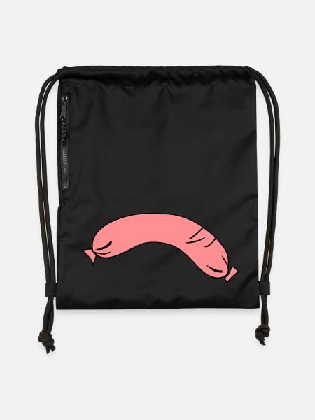 wurst - Turnbeutel aus Recycling-Material - Schwarz