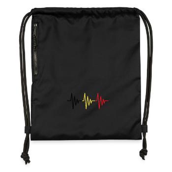 Belgium - Gymsac made from recycled material - black - Front