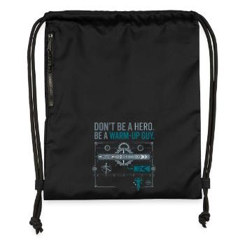 Calisthenics Warm Up - Gymsac made from recycled material - black - Front