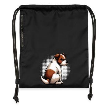 Jack Russel terrier Jack russel Besitzer Jacky - Turnbeutel aus Recycling-Material - military Green - Vorne