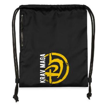 Kravmaga Krav Self Defense Gym GYM - Gymsac made from recycled material - black - Front