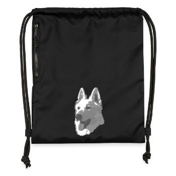 Berger Blanc Suisse - Turnbeutel aus Recycling-Material - Schwarz - Vorne