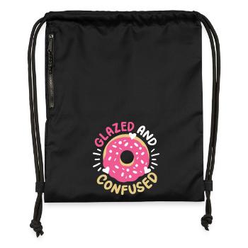 Donuts Donut-Liebhaber - Turnbeutel aus Recycling-Material - military Green - Vorne