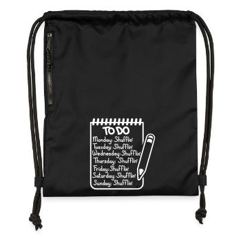 Every Day I'm Shufflin' – Electro Club Dance Desig - Turnbeutel aus Recycling-Material - military Green - Vorne