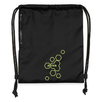 Artur as a name - Gymsac made from recycled material - black - Front