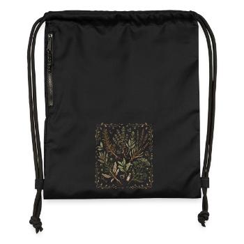 Nature Herbal Medicine - Gymsac made from recycled material - black - Front