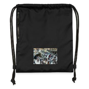London Central Station - Gymsac made from recycled material - black - Front